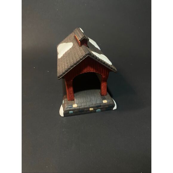 Department 56 Red Covered Bridge - Picture 6 of 7